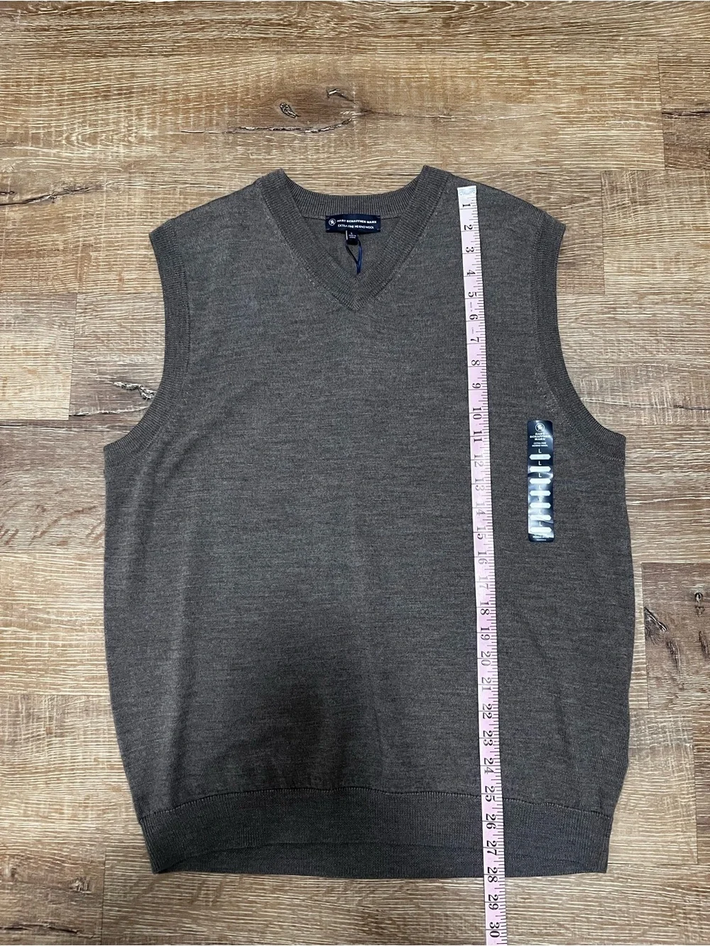 Hart Shaffner Marx 100% Merino Wool Vest Size Large NWT